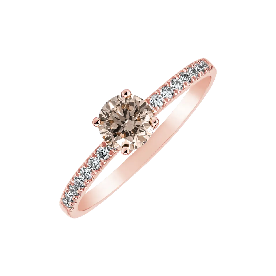 Prsteň s diamantmi Bronze Radiance