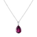 Náhrdelník s diamantem a rhodolitem Talyra2