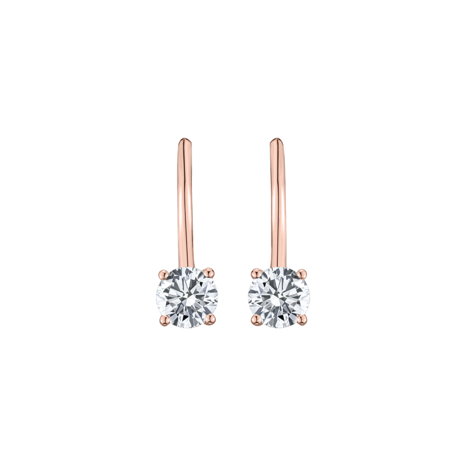 Náušnice s diamntom Gleam