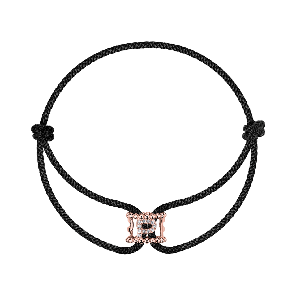 Náramok s diamantmi Magnificent Letter