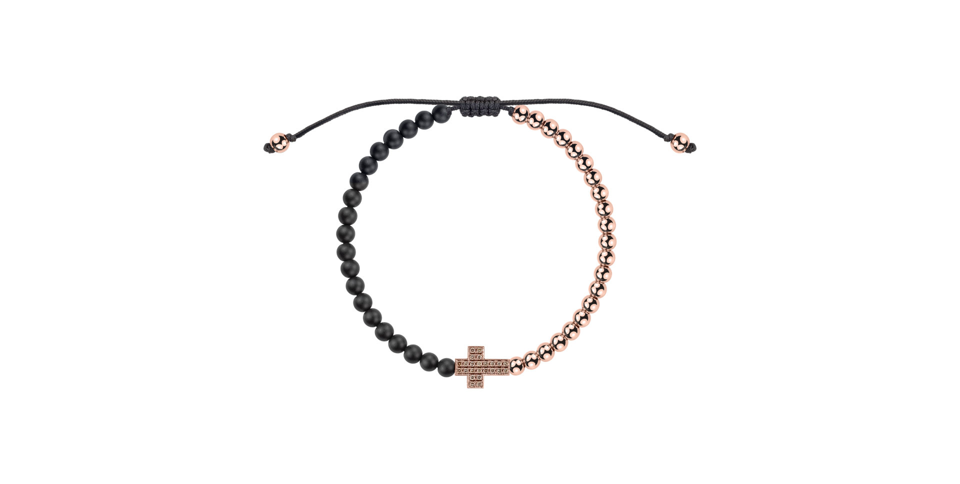 Náramok s diamantmi a achátmi Sacred Light