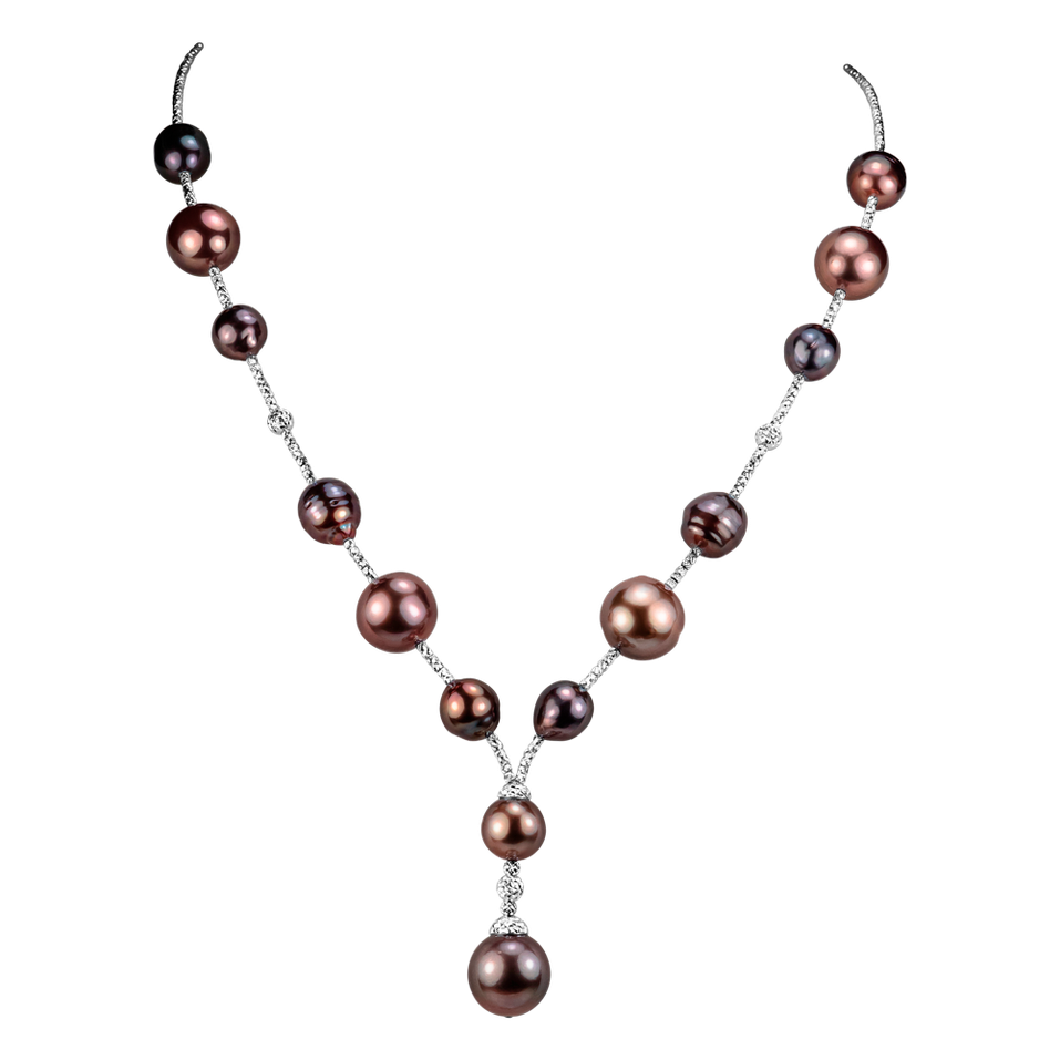 Náhrdelník s perlami Velvet Pearls