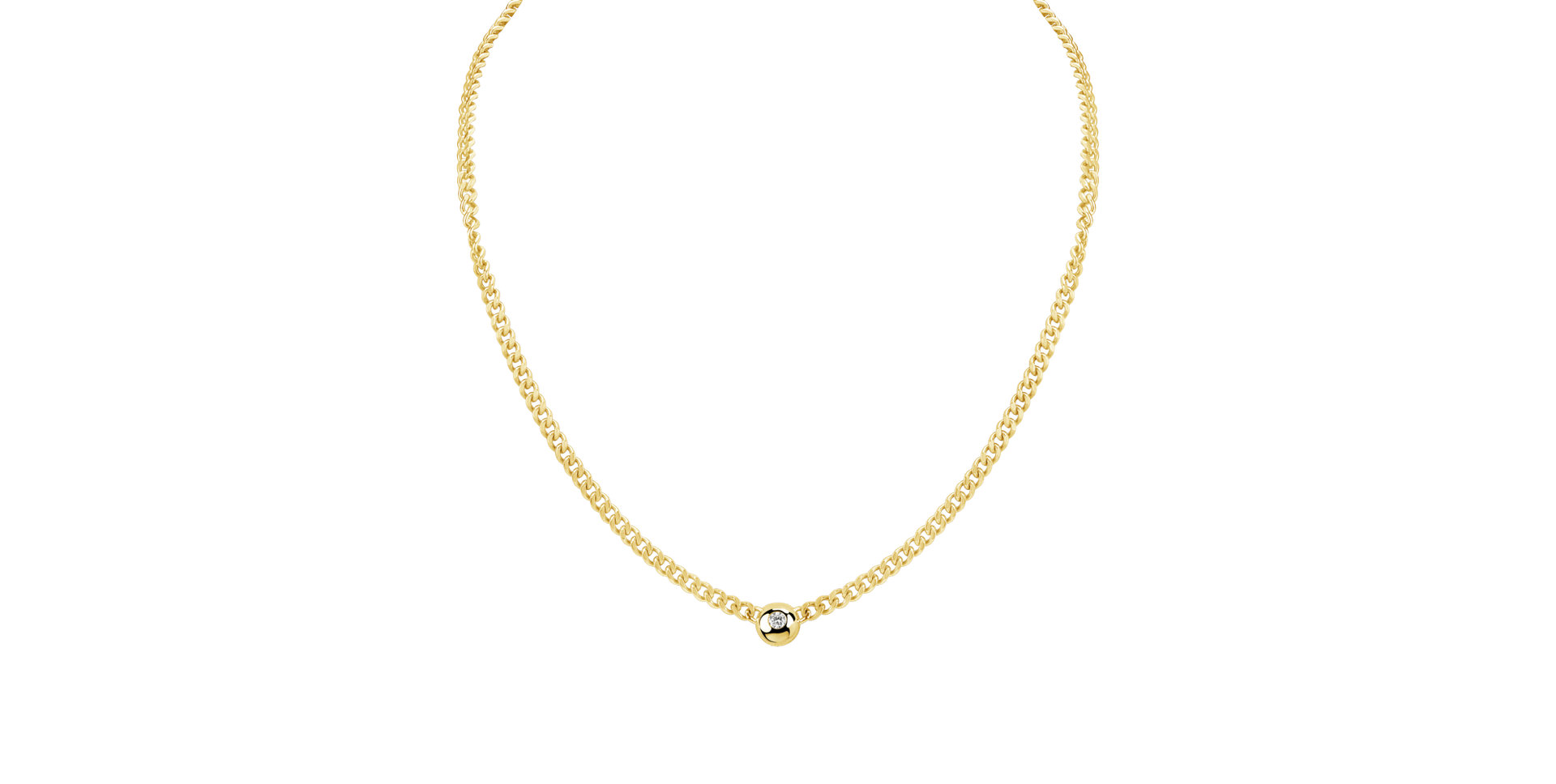 Náhrdelník s diamantom Circle of Clarity