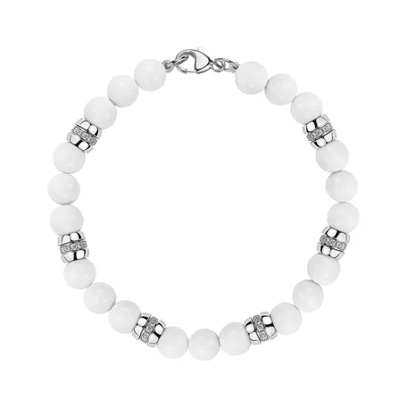 Náramok s diamantmi a achátmi Moonlace