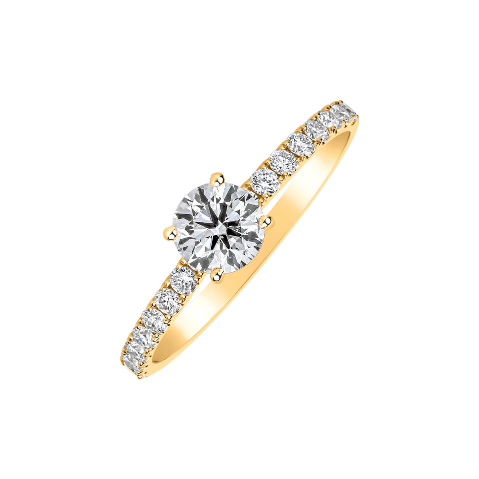 Prsteň s diamantmi The Ice Queen