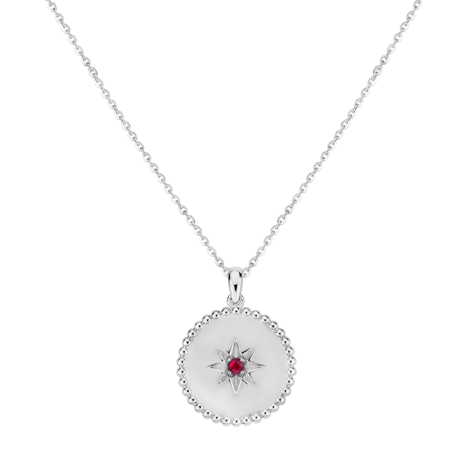 Náhrdelník s rubínom Star of Life