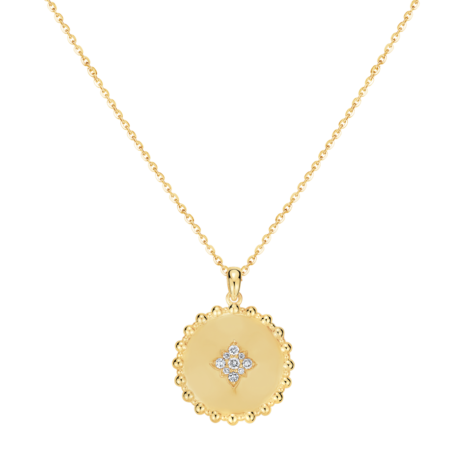 Náhrdelník s diamantmi Piece of Sun