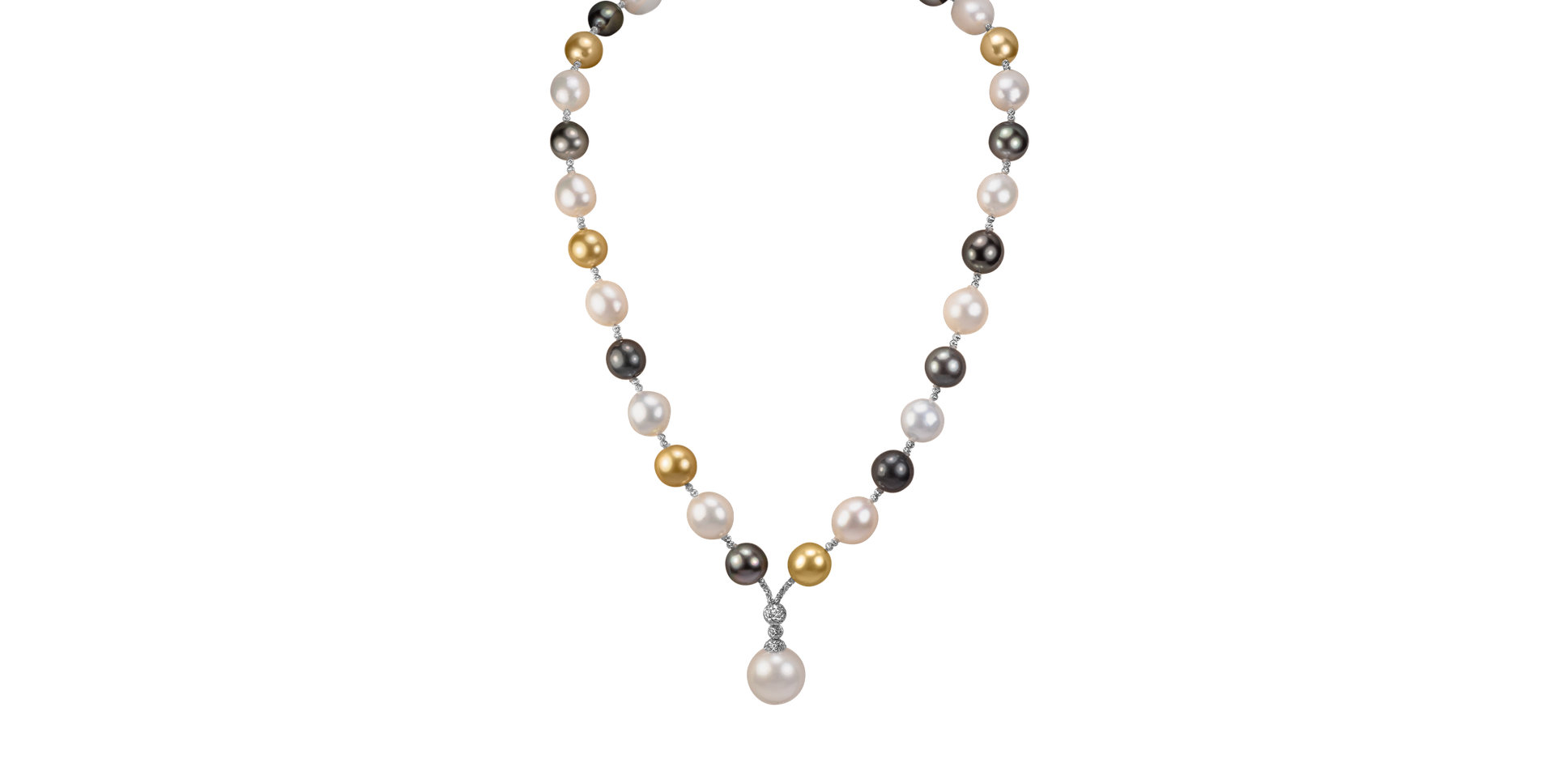 Náhrdelník s perlami Ocean Eclipse