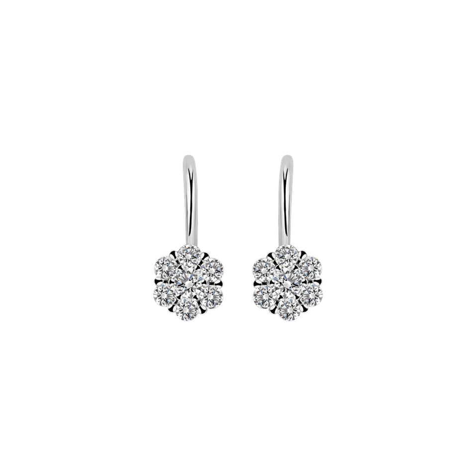 Náušnice s diamantmi Eternal Brilliance