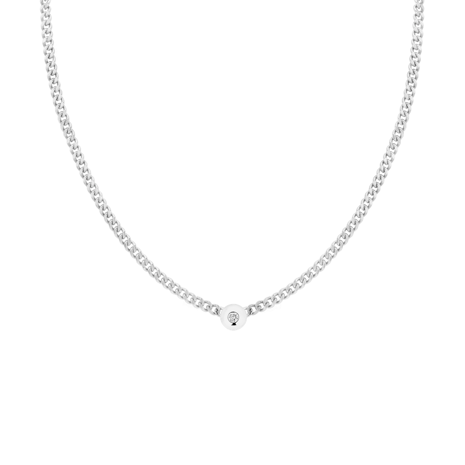 Náhrdelník s diamantom Circle od Clarity