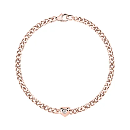 Náramok s diamantom Heartline