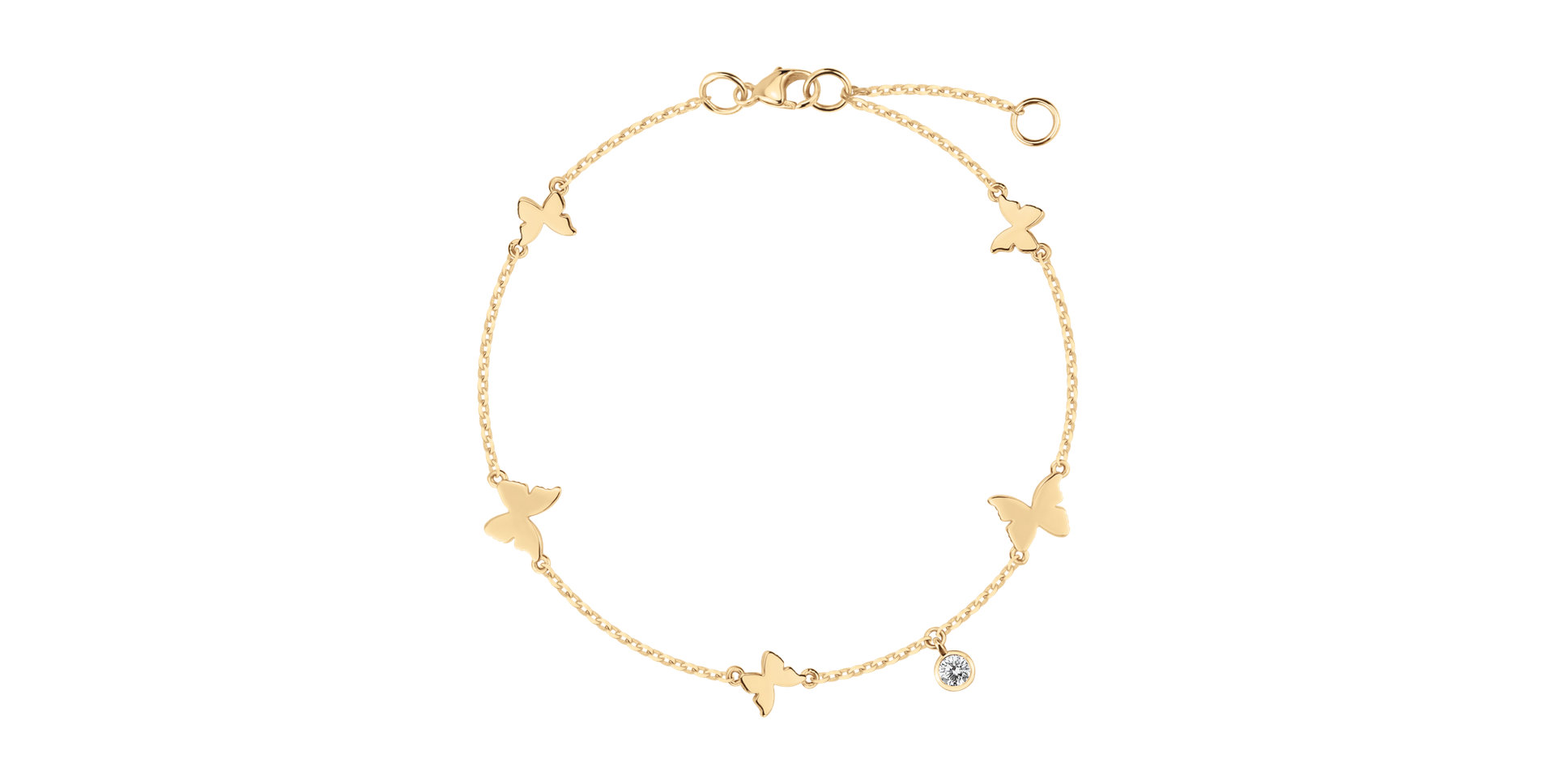 Náramok s diamantom Luna’s Dance