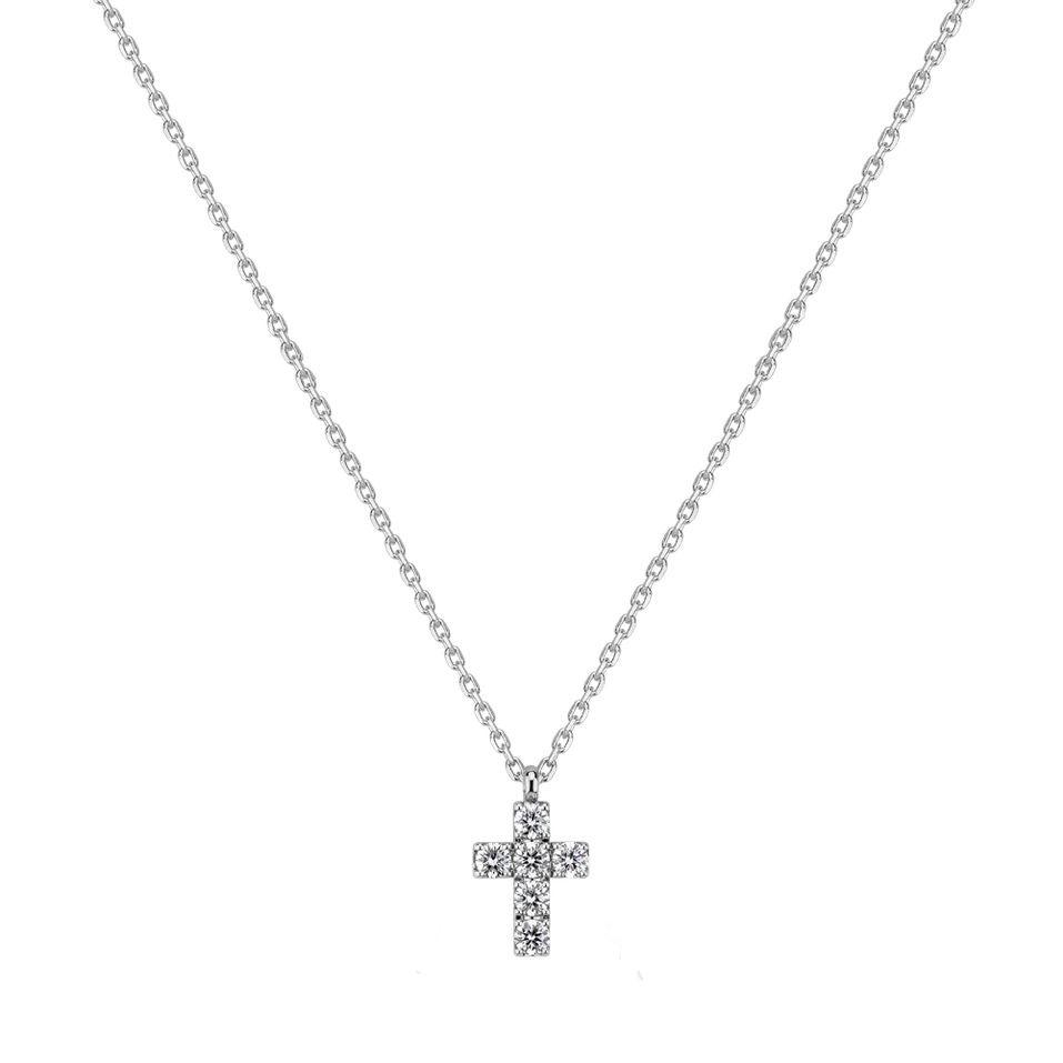 Náhrdelník s diamantmi Glory Cross