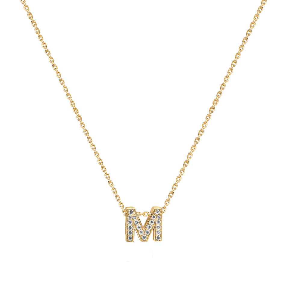 Prívesok s diamantmi Twinkling  Letter