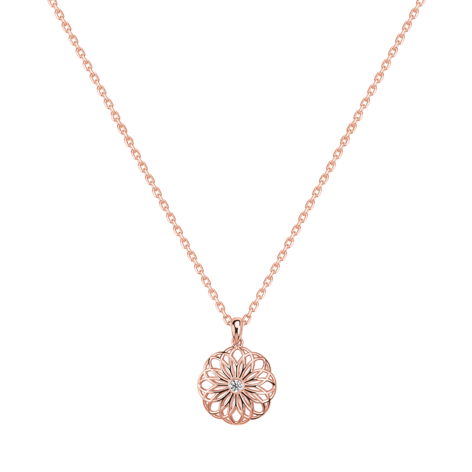 Náhrdelník s diamantom Le Soleil