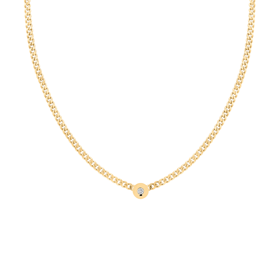 Náhrdelník s diamantom Circle of Clarity