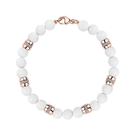 Náramok s diamantmi a achátmi Moonlace