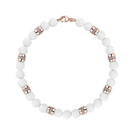 Náramok s diamantmi a achátmi Moonlace