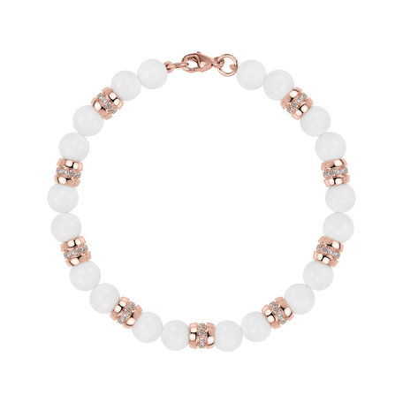 Náramok s diamantmi a achátmi Moonlace