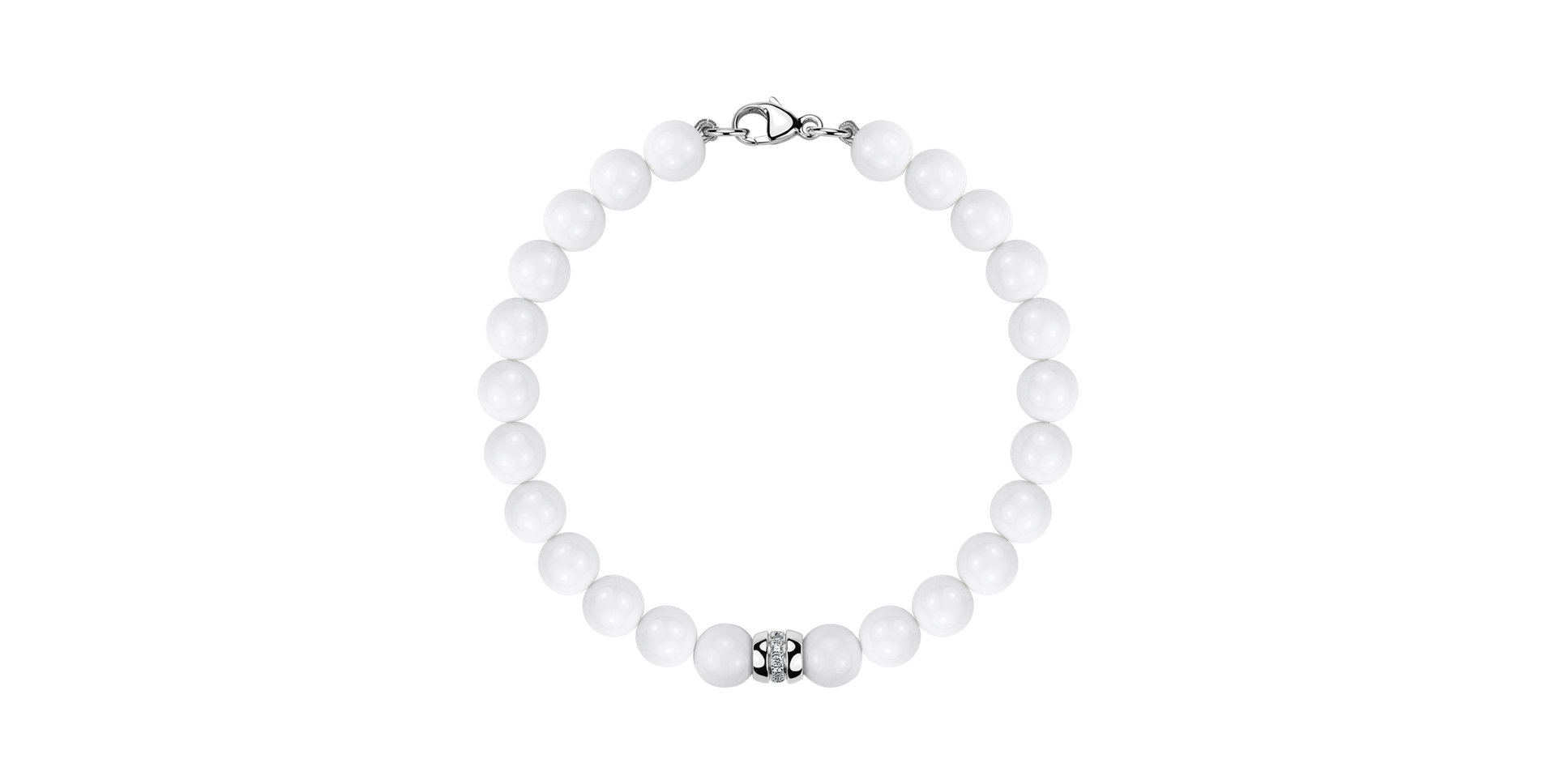 Náramok s diamantmi a achátmi Whispers of Winter