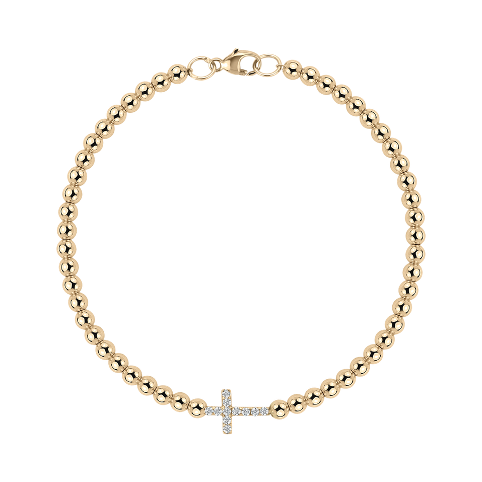 Náramok s diamantmi Cure of Cross