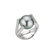 Prsten s diamanty a perlou Wave3