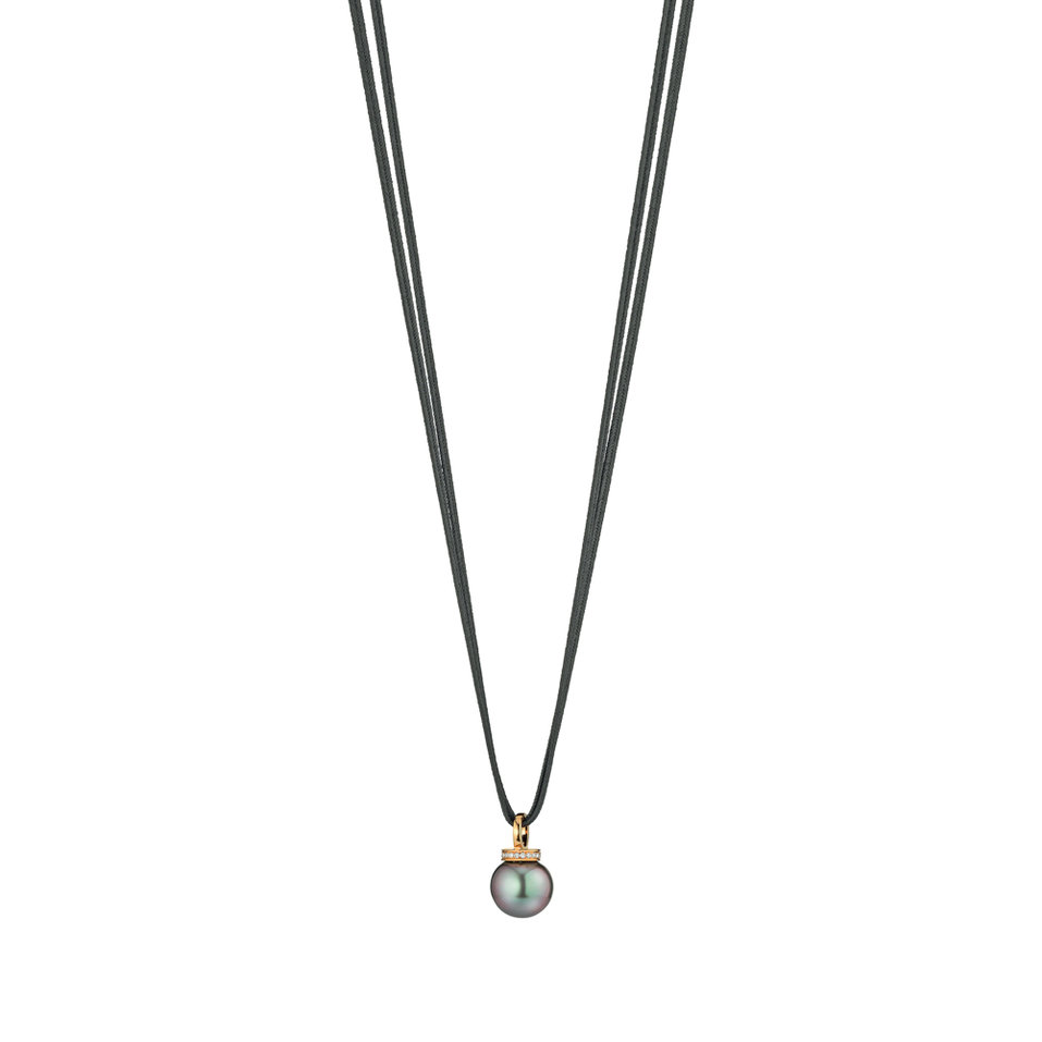 Náhrdelník s diamantmi a perlou Modern Classsics