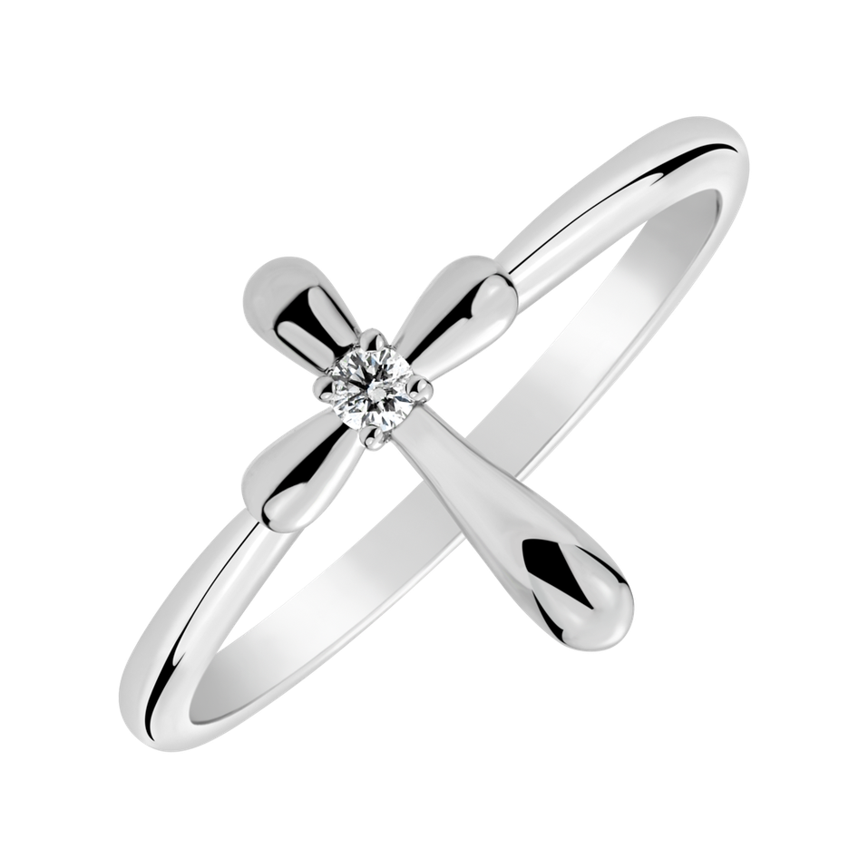 Prsteň s diamantom Inner Light