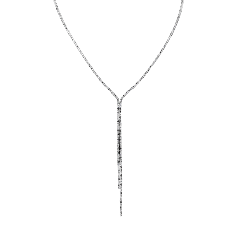 Náušnice s diamantmi Luxury Touch