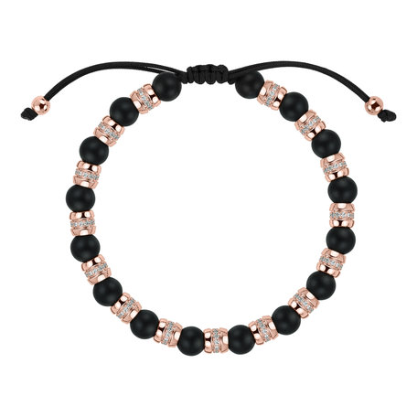 Náramok s diamantmi a achátmi Noctrelia