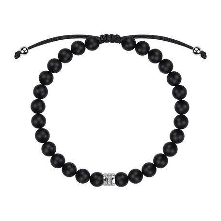 Náramok s diamantmi a achátmi Winter Gift