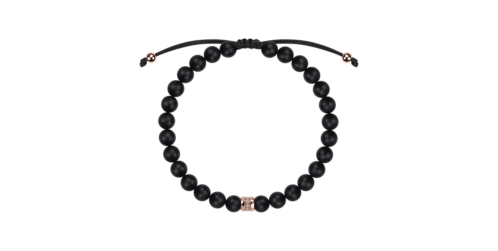 Náramok s diamantmi a achátmi Shadow Pulse