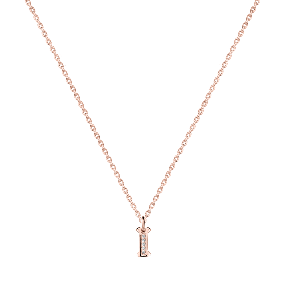 Náhrdelník s diamantmi Dream Letter I