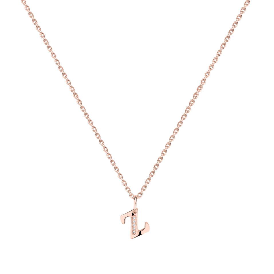Náhrdelník s diamantmi Dream Letter Z