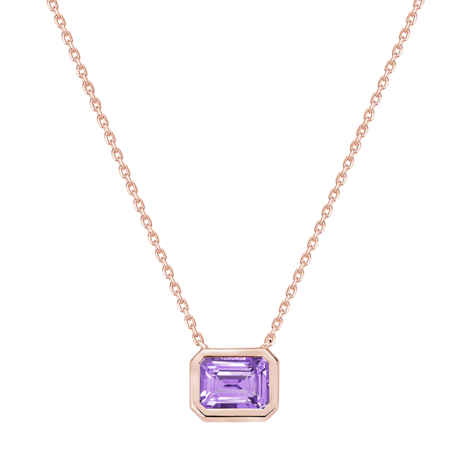 Náhrdelník s ametystom Aurum Breeze