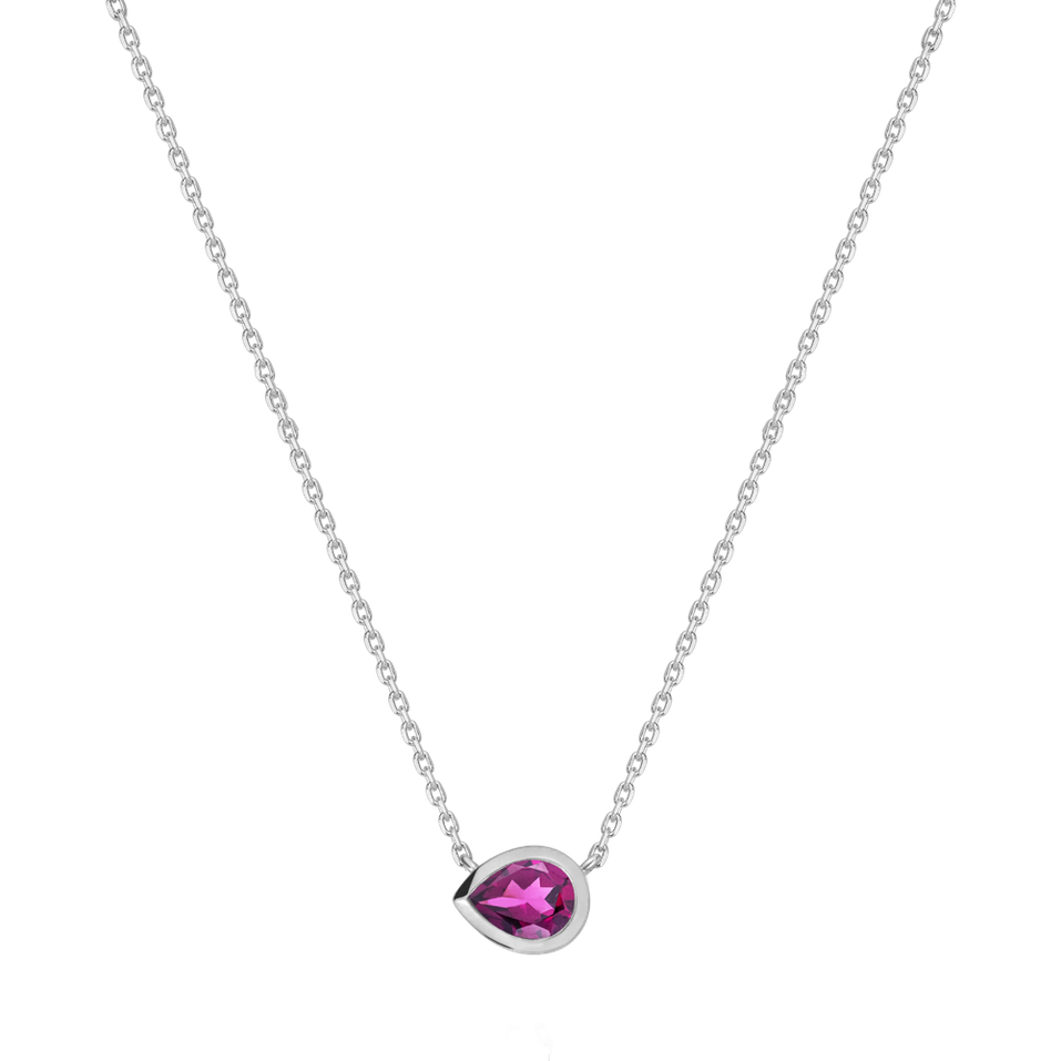 Náhrdelník s rhodolitom Solara Drop