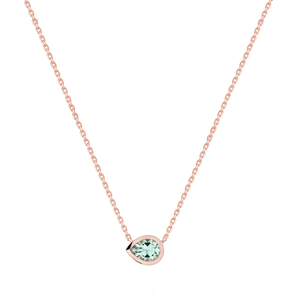 Náhrdelník s ametystom Solara Drop