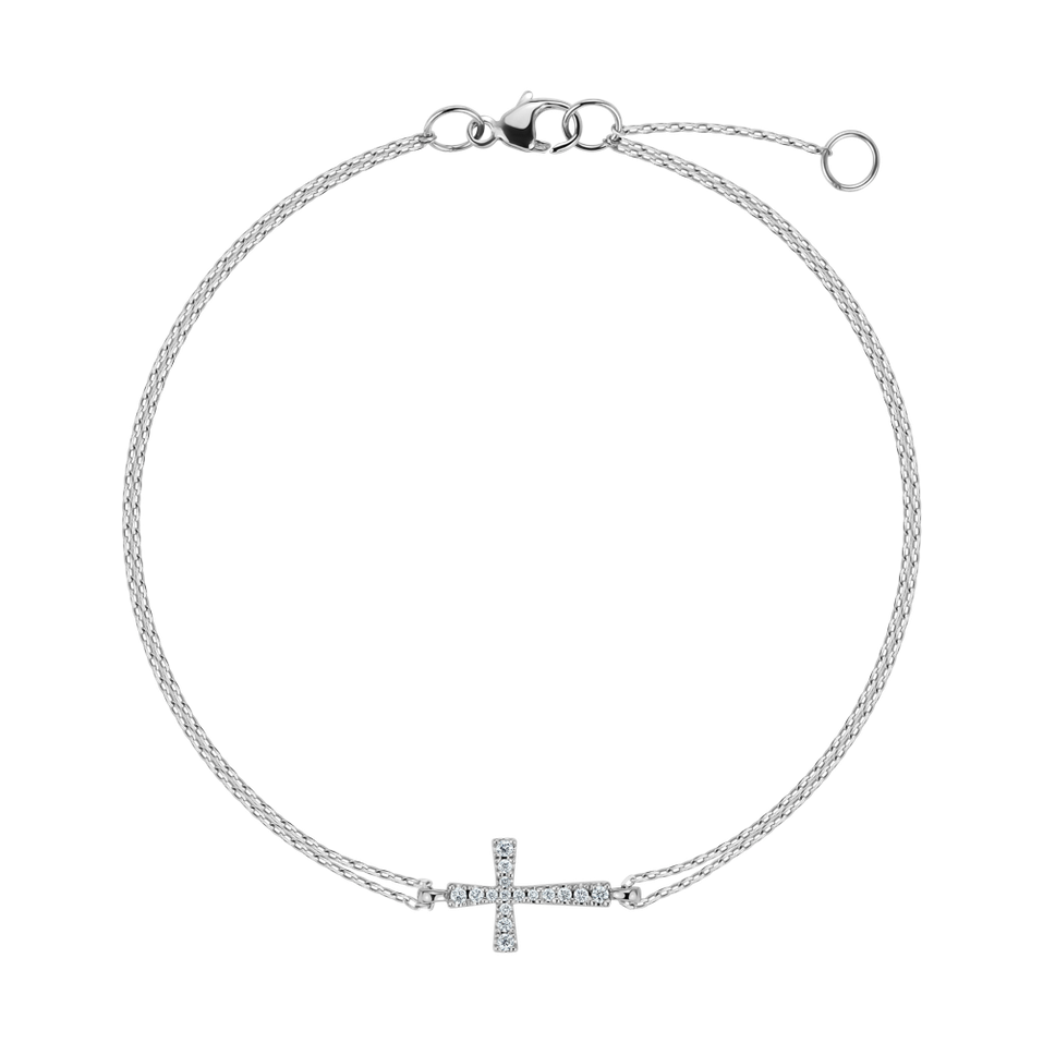 Náramok s diamantmi Shimmer of Faith