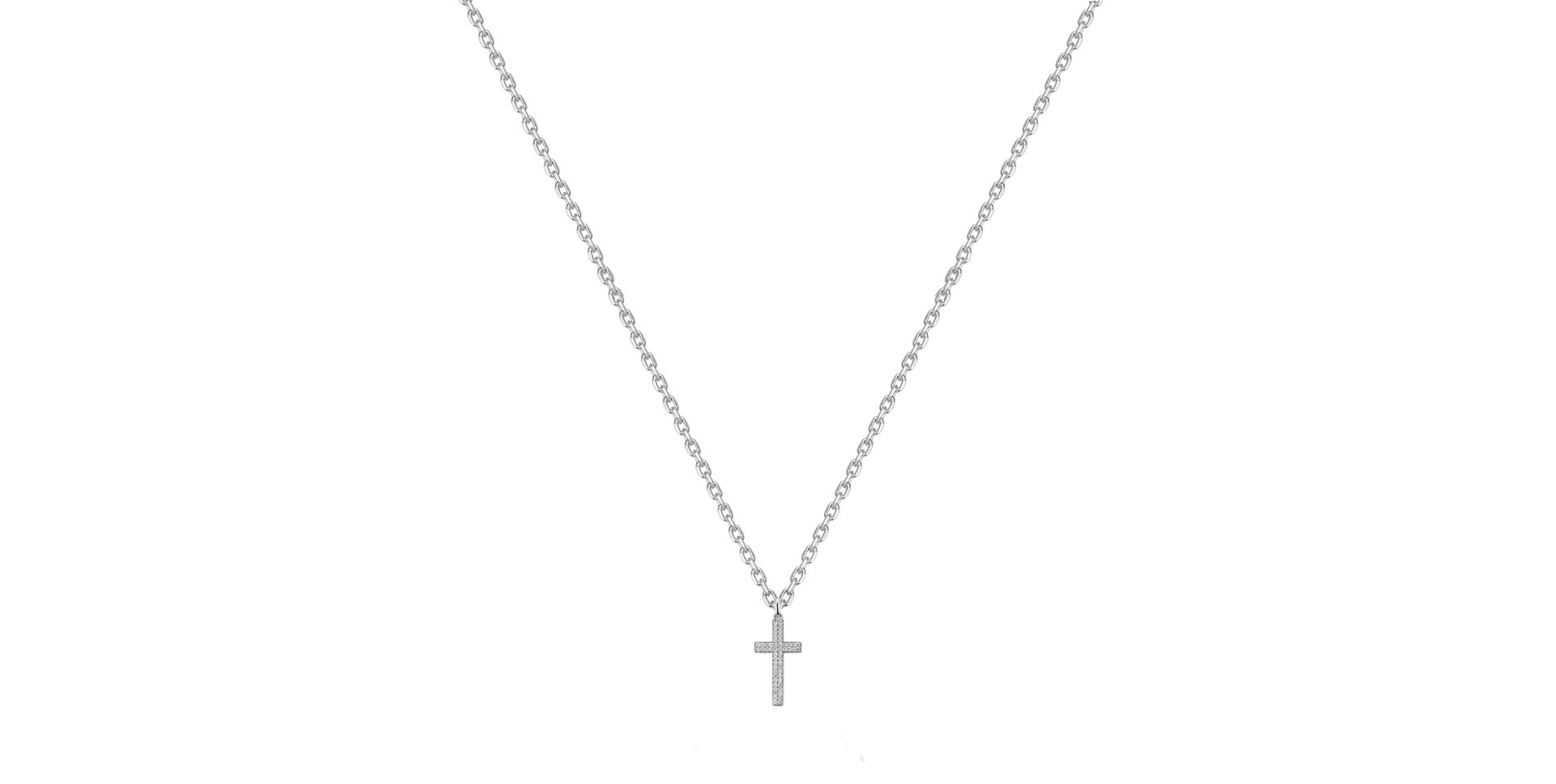 Náhrdelník s diamantmi Cross