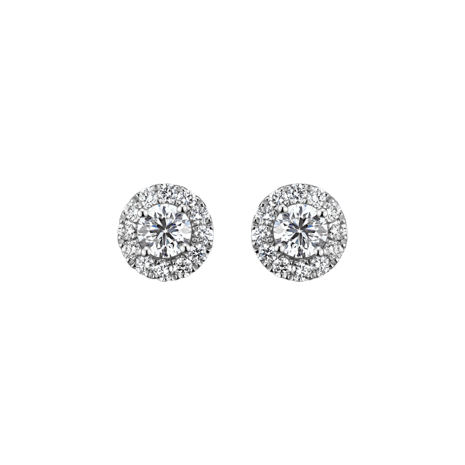 Náušnice s diamantmi Mosaic of Light