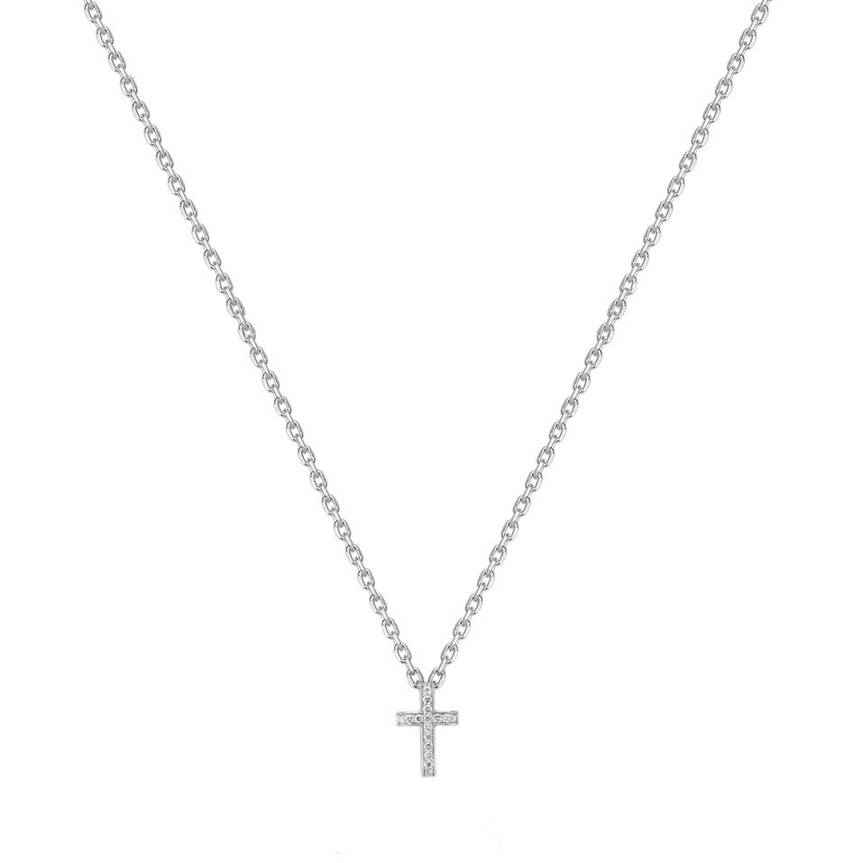 Náhrdelník s diamantmi Starlit Cross