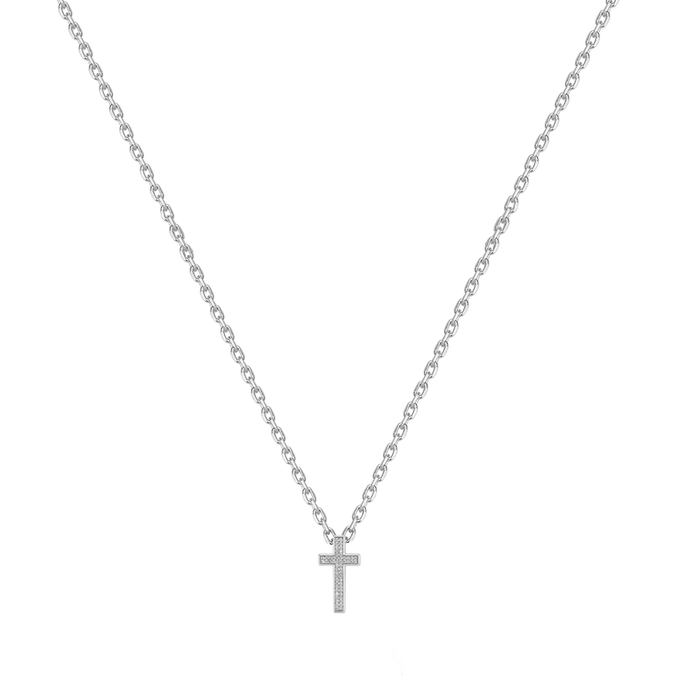 Náhrdelník s diamantmi Cross