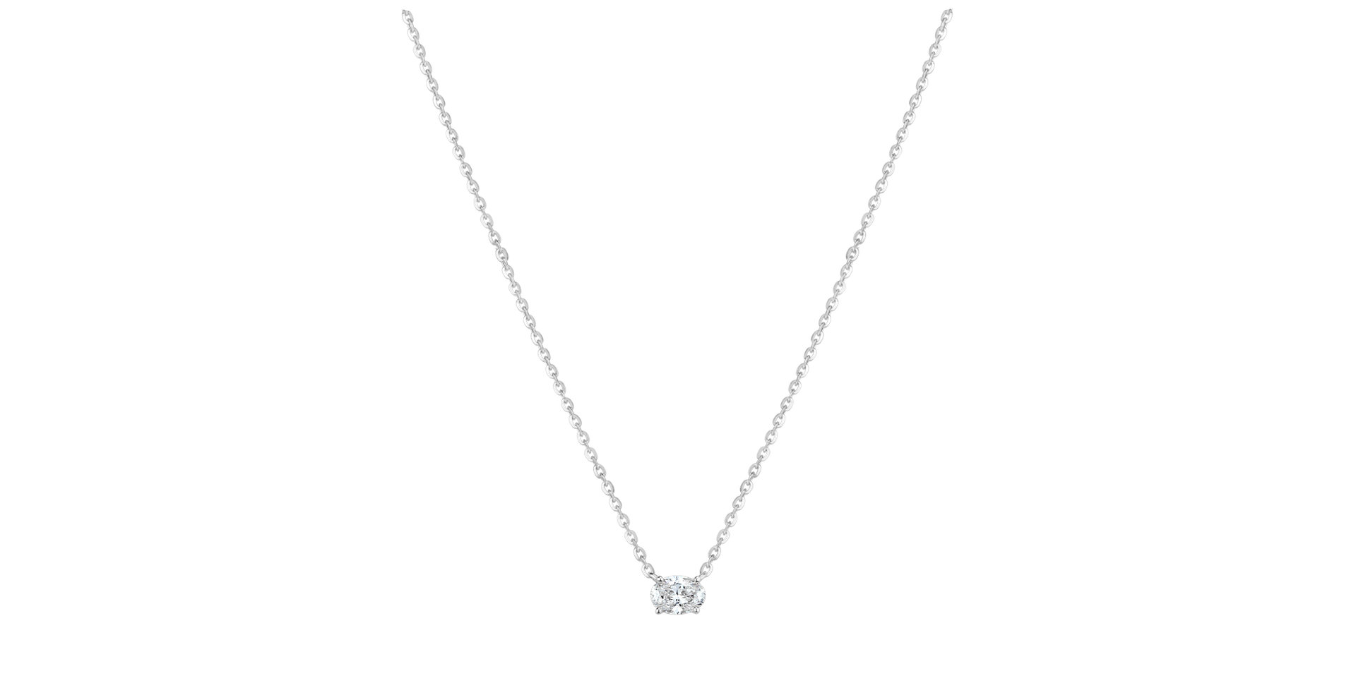 Náhrdelník s diamantom Eden