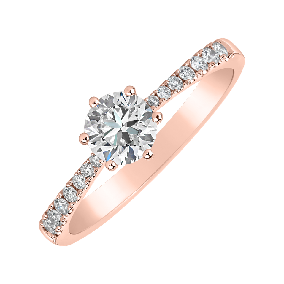 Prsteň s diamantmi Classic Dew
