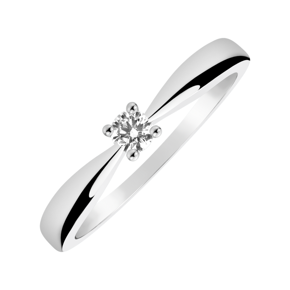 Prsteň s diamantom Chic