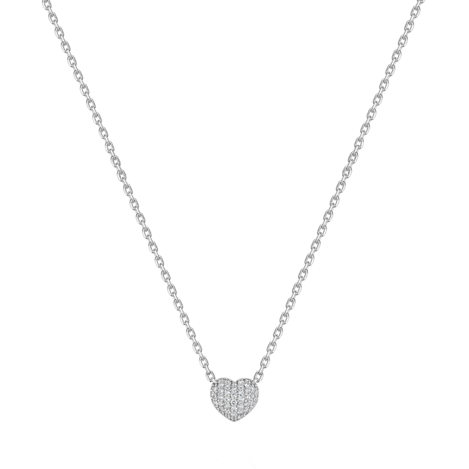 Náhrdelník s diamantmi Express your love