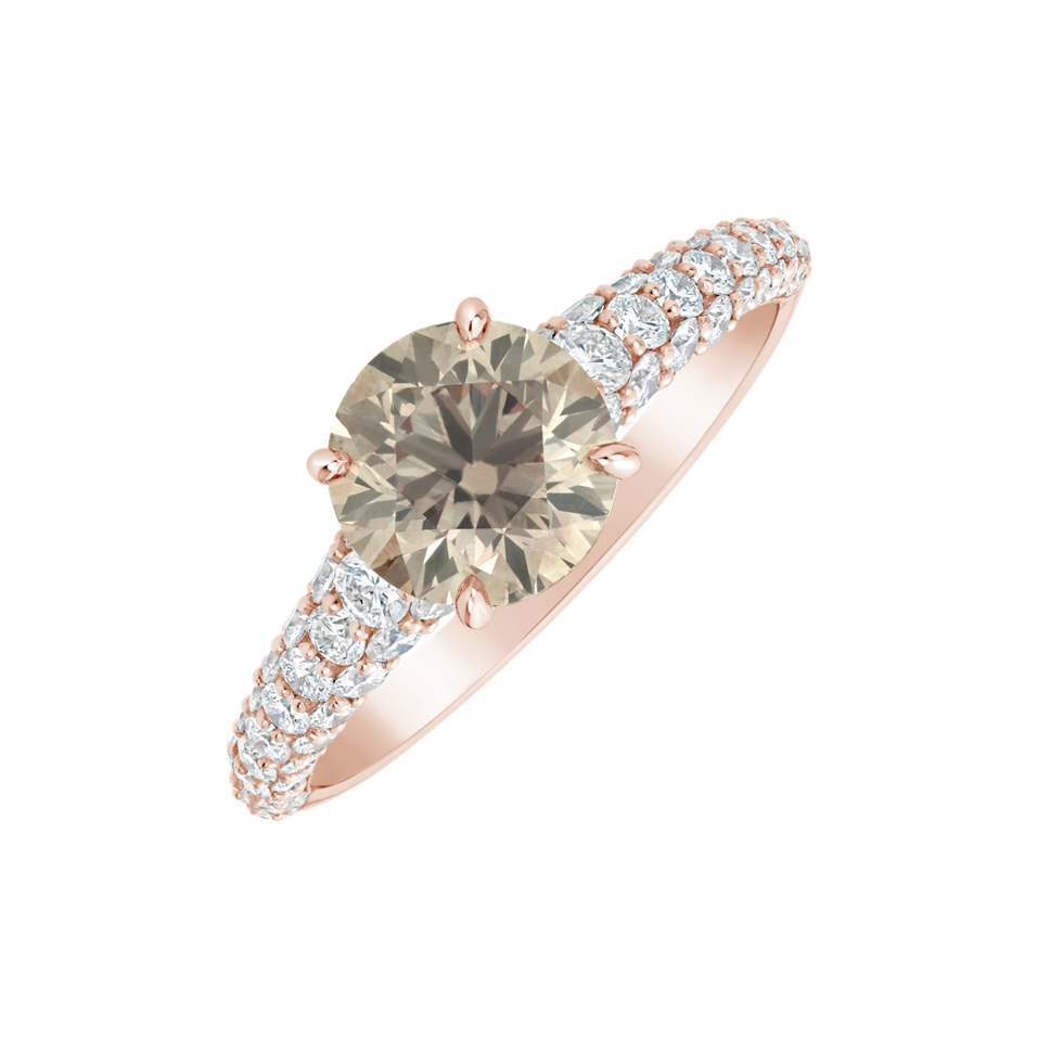Prsteň s diamantmi Spark The Night