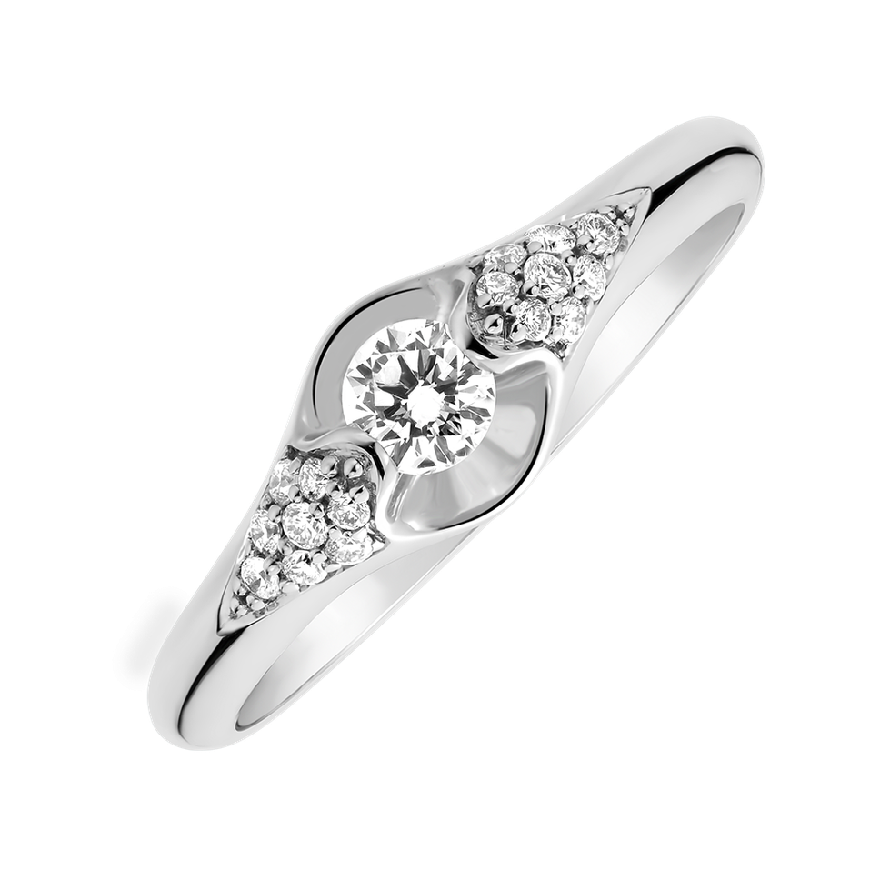 Prsteň s diamantmi Muse