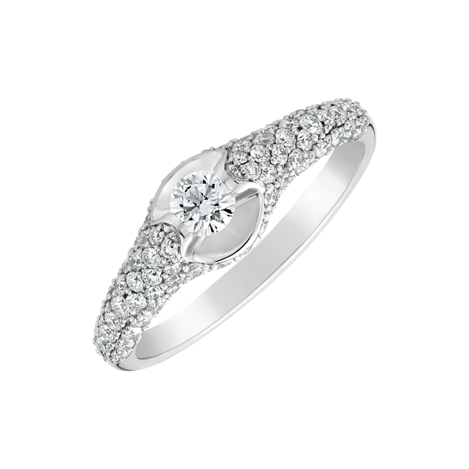 Prsteň s diamantmi Evia