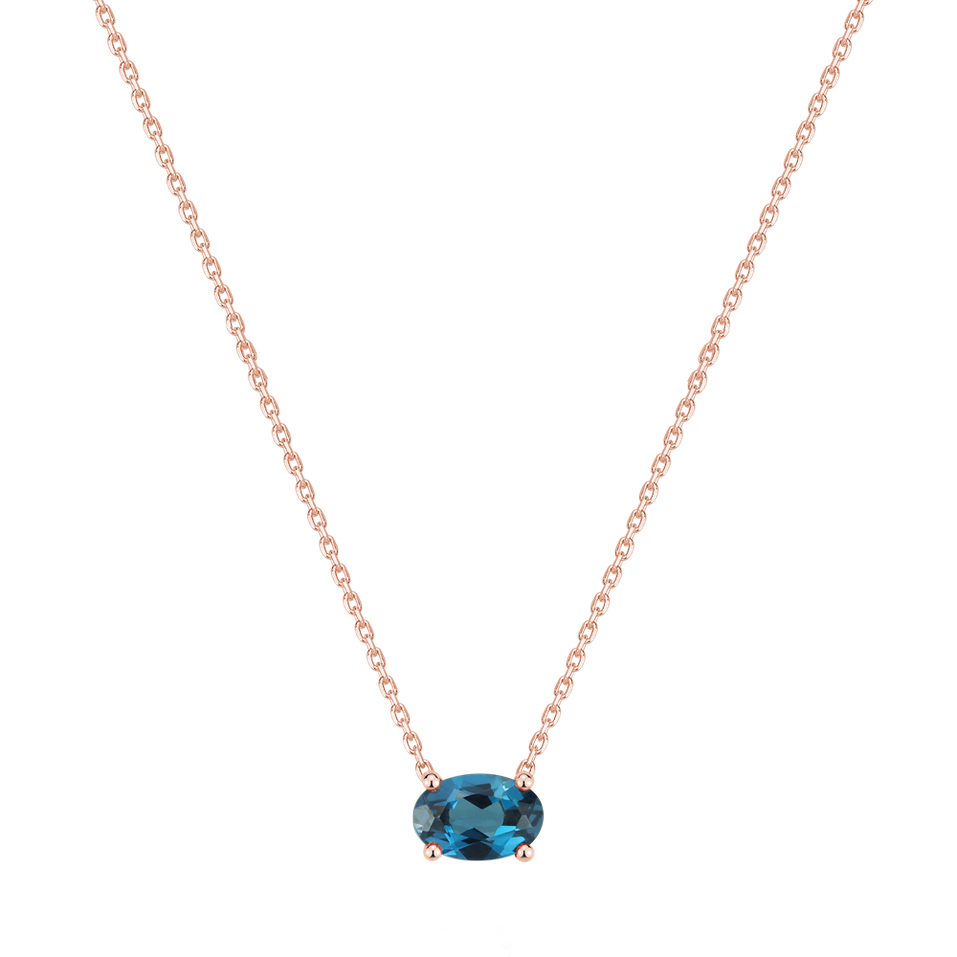 Náhrdelník s topásom Divine Eye